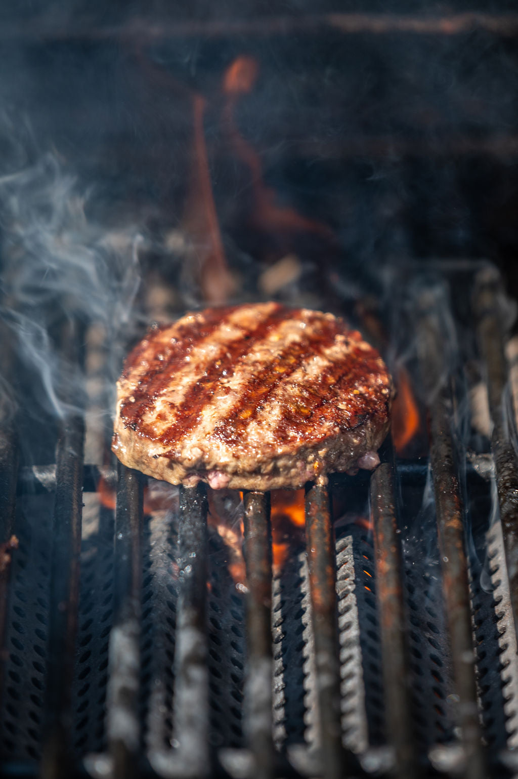 Thick Angus beef patty, pasture-raised and dry-aged, grilled for bold, juicy flavor.