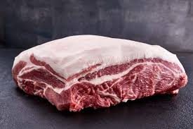Succulent Berkshire pork roast, slow-cooked for rich, tender flavor and raised on pasture for exceptional quality.
