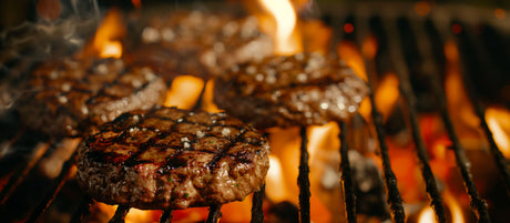 prime Angus steak burgers