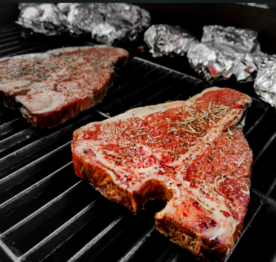 Prime Angus T-Bone Steaks (2 per pack)