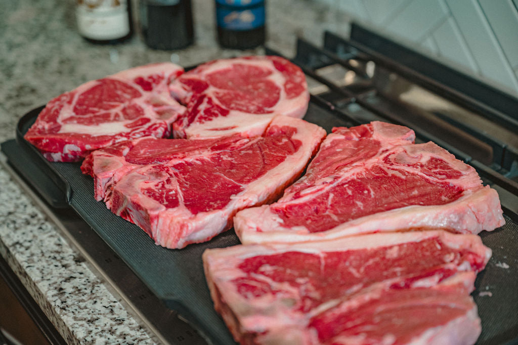 Prime Angus T-Bone Steaks (1 per pack)
