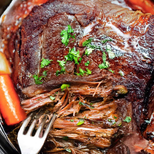 Sirloin Tip Roast Pull Apart Roast Beef Slow Cooker Instant Pot