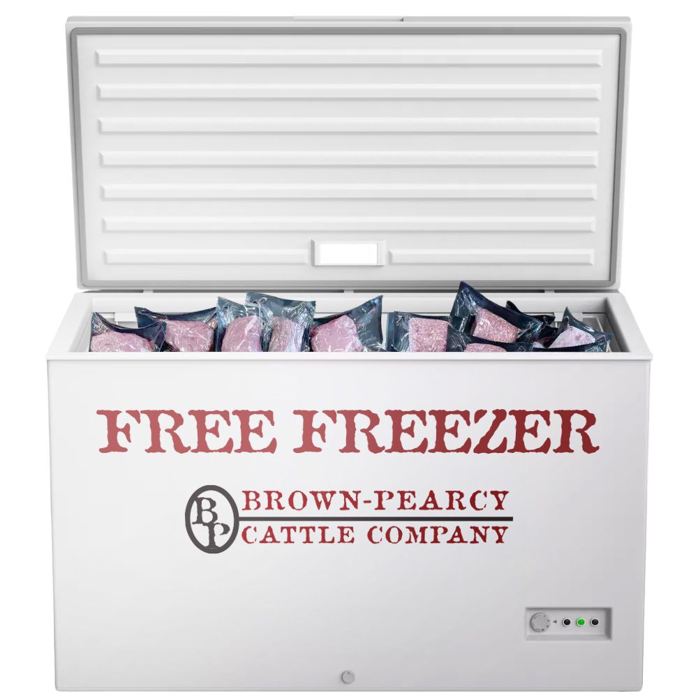 Half Beef Half Hog FREE FREEZER - Deposit