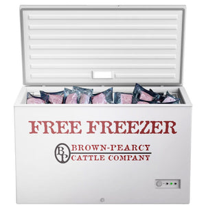 Half Beef Half Hog FREE FREEZER - Deposit